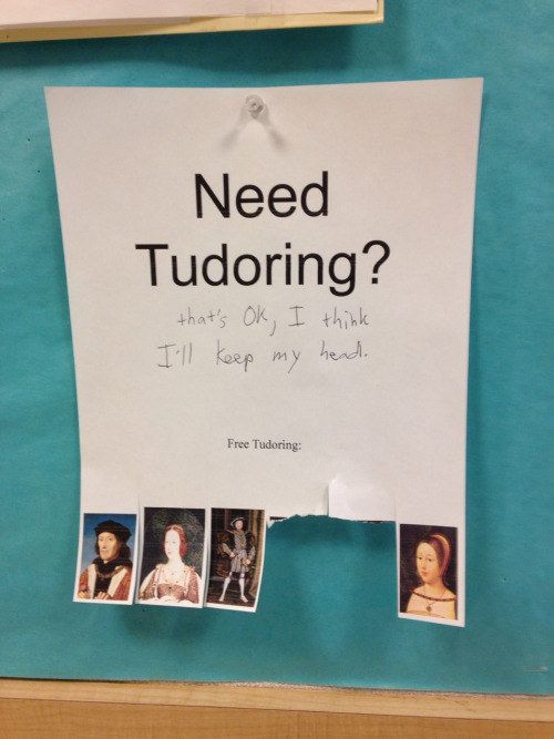 Who needs a tudor